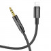 Фото Аудио кабель Aux Hoco UPA19 3.5mm to Lightning (1m) (Черный) на vchehle.ua