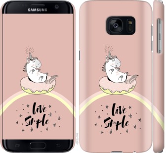 

Чехол Единорожка в пончике для Samsung Galaxy S7 G930F 719122