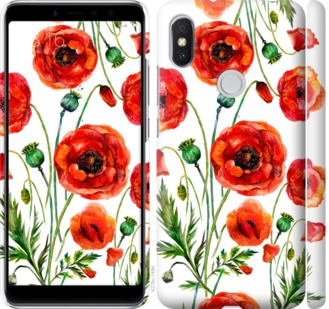 

Чехол Нарисованные маки для Xiaomi Redmi S2 744070