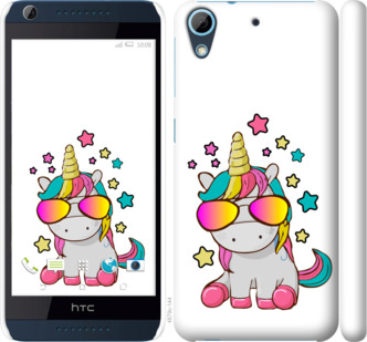 

Чохол Єдиноріг в окулярах на HTC Desire 626G 911657