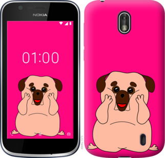 

Чохол Веселий мопс на Nokia 1 928734