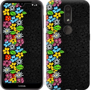

Чохол квітковий орнамент на Nokia 4.2 764386