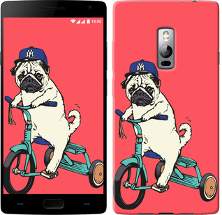 

Чохол Мопс на велосипеді на OnePlus 2 87873