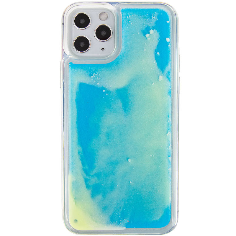 Фото Неоновий чохол Neon Sand glow in the dark на Apple iPhone 11 Pro (5.8") (Блакитний) в маназині vchehle.ua