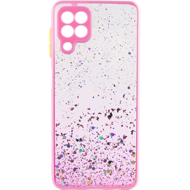 

TPU чохол Spangle star з захистом камери для Samsung Galaxy A12 (Рожевий) 1211631