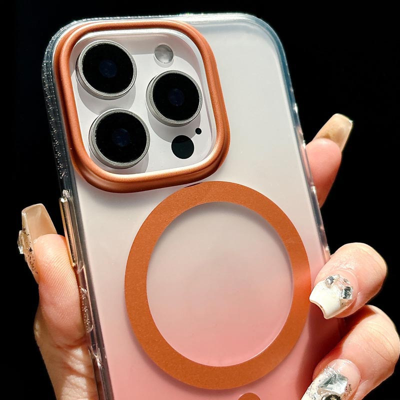 Фото Чехол TPU+PC Shadow with Magnetic Safe для Apple iPhone 16 Pro (6.3") (Rose Gold) на vchehle.ua