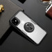 TPU+PC чехол Deen CrystalRing for Magnet (opp) для Apple iPhone 11 (6.1") (Бесцветный / Черный) в магазине vchehle.ua