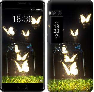 Чехол Бабочки для Meizu Pro 7 Plus
