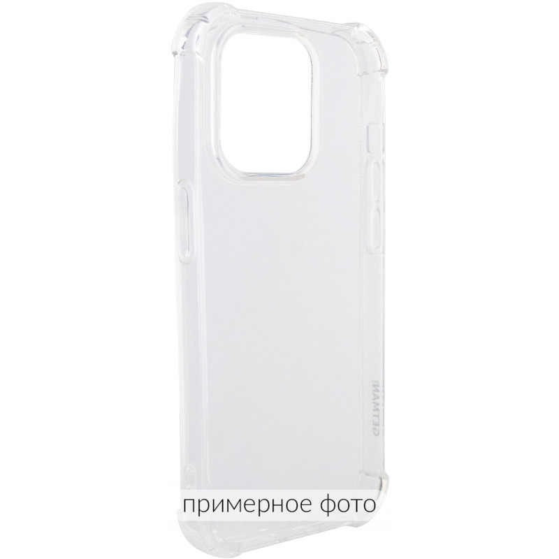 TPU чехол GETMAN Ease logo усиленные углы для Apple iPhone 17 Pro (6.3") (Бесцветный (прозрачный)) в магазине vchehle.ua