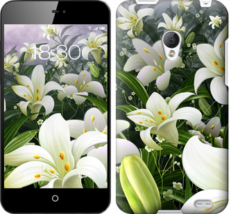 

Чохол Білі лілії на Meizu MX2 245818