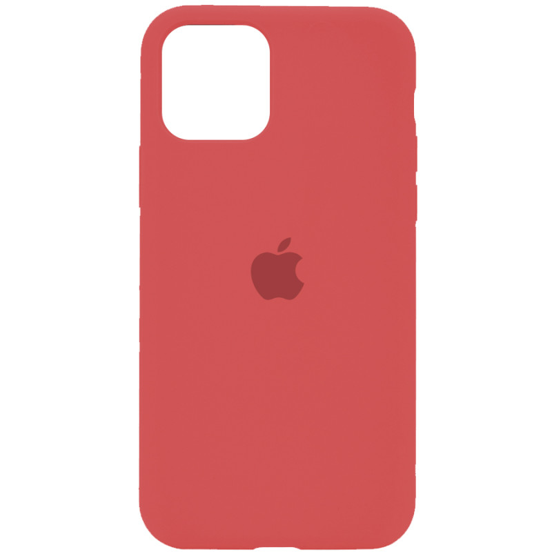 Чохол Silicone Case Full Protective (AA) на Apple iPhone 11 Pro Max (6.5") (Червоний / Camellia)