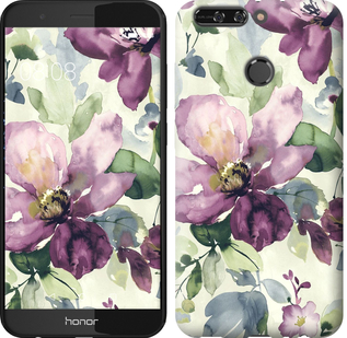 

Чехол Цветы акварелью для Huawei Honor 8 Pro 631988