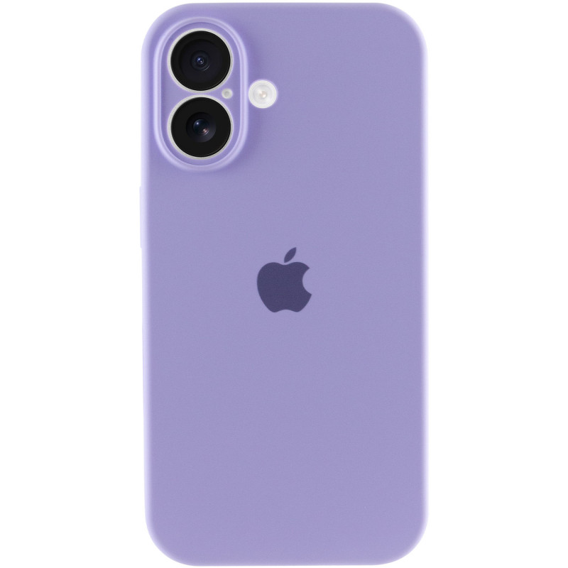 Фото Чехол Silicone Case Full Camera Protective (AA) для Apple iPhone 16 (6.1") (Сиреневый / Dasheen) на vchehle.ua