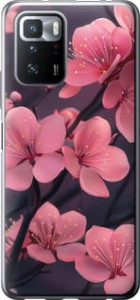 Чехол Пурпурная сакура для Xiaomi Redmi Note 10 Pro 5G