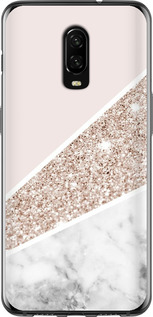 Чехол Пастельный мрамор для OnePlus 6T
