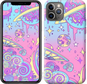Чехол Розовая галактика для iPhone 11 Pro