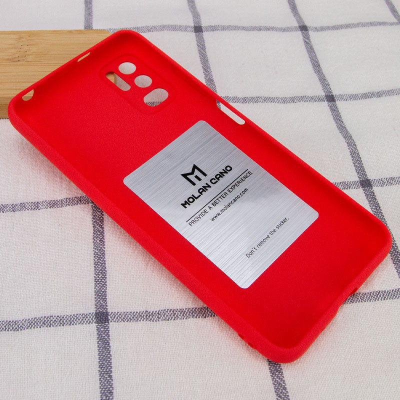 

TPU чохол Molan Cano Smooth для Xiaomi Redmi Note 10 5G (Червоний) 1175647