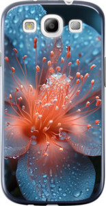 Чохол Роса на квітці на Samsung Galaxy S3 i9300