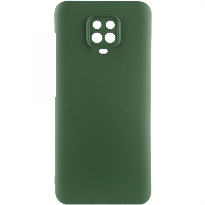 Чехол Silicone Cover Lakshmi Full Camera (AAA) для Xiaomi Redmi Note 9s / Note 9 Pro /Note 9 Pro Max (Зеленый / Cyprus Green)