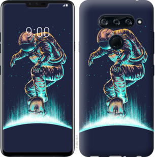 

Чехол Космонавт на скейтборде для HTC U12 Plus 780208
