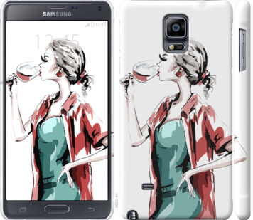 

Чохол Дівчина з келихом на Samsung Galaxy Note 4 N910H 841370