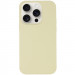 Чохол Silicone Case Full Protective (AA) NO LOGO на Apple iPhone 16 Pro Max (6.9") (Жовтий / Mellow Yellow)