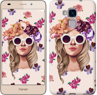 

Чехол Девушка с цветами v2 для Huawei Honor 5C 190422