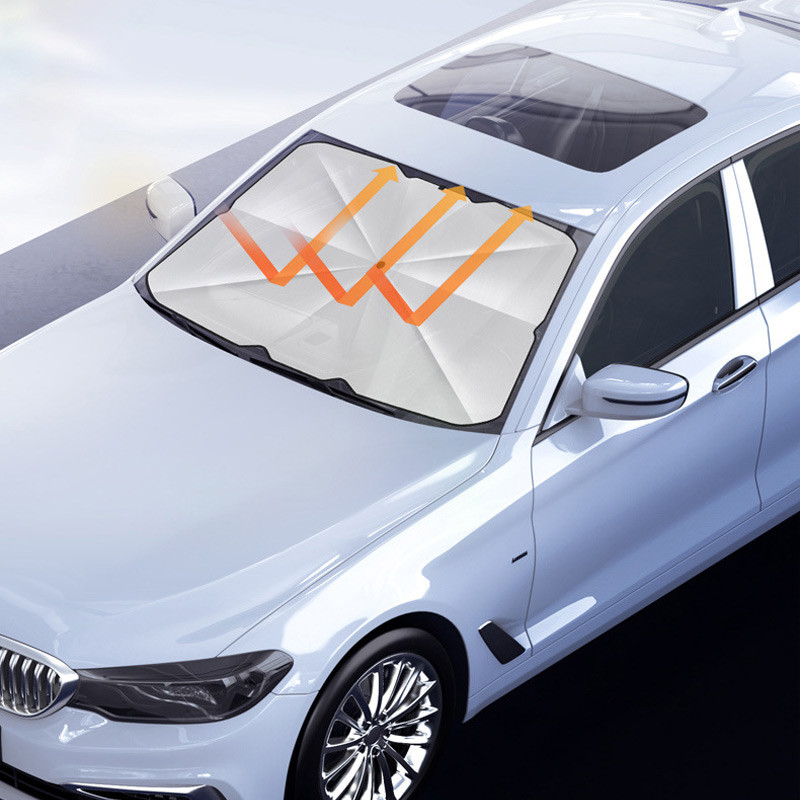 Купить Солнцезащитный зонтик для автомобиля (1.40x0.80m) (Black) на vchehle.ua