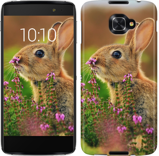 

Чехол Кролик и цветы для Alcatel idol 4s 304890