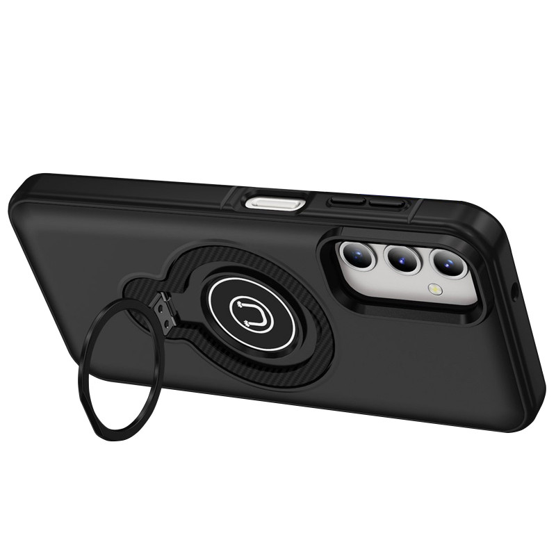 Фото TPU+Textured PC Magnet для Samsung Galaxy A15 4G/5G (Black) на vchehle.ua