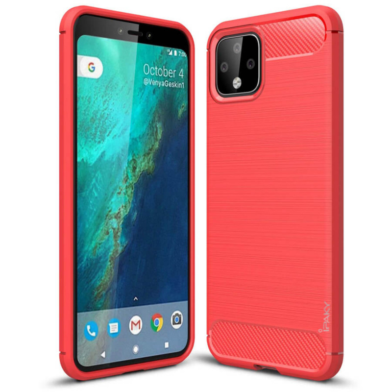 

TPU чехол iPaky Slim Series для Google Pixel 4 XL (Красный) 858411