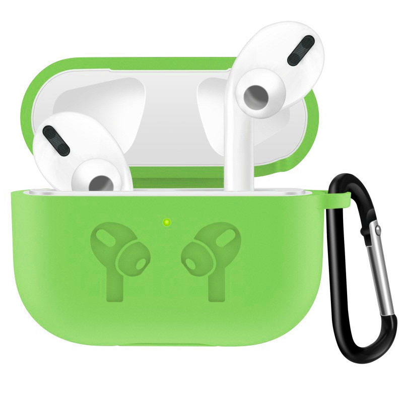 Силиконовый футляр Simple для наушников AirPods 3 (Зеленый / Green)