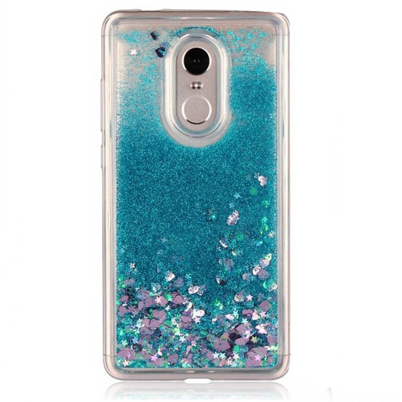 

TPU чехол Liquid hearts для Xiaomi Redmi Note 4X (Голубой) 592697