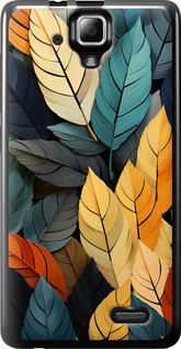

Чохол Кольорове листя на Lenovo A536 1629868