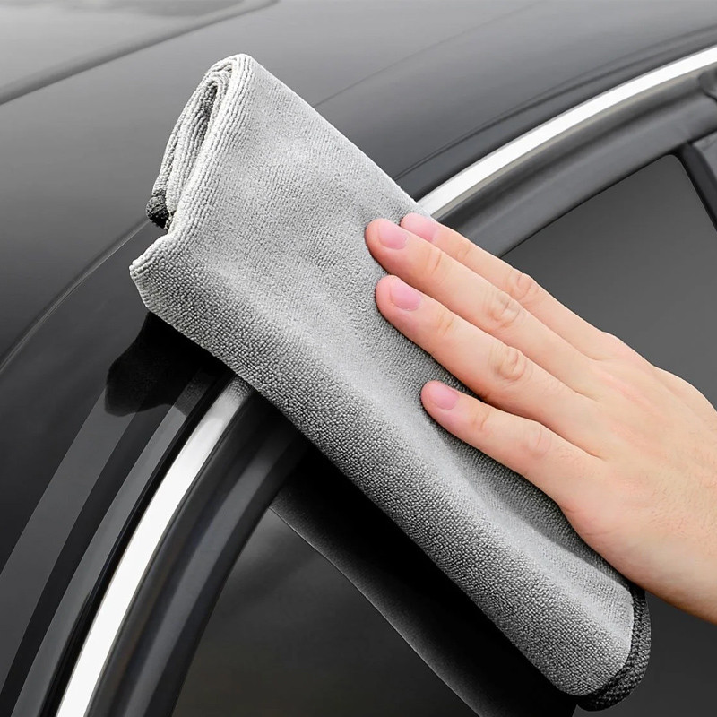 Фото Мікрофібра Baseus Easy life car washing towel (2pcs) (400*400mm) (CRXCMJ-0G) (Grey) в маназині vchehle.ua