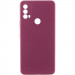 Чохол TPU GETMAN Liquid Silk Full Camera на Motorola Moto E40 (Бордовий / Marsala)