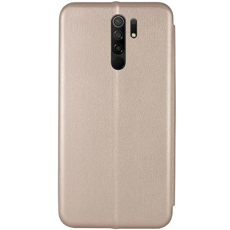 Кожаный чехол-книжка Classy для Xiaomi Redmi Note 8 Pro (Золотой) в магазине vchehle.ua