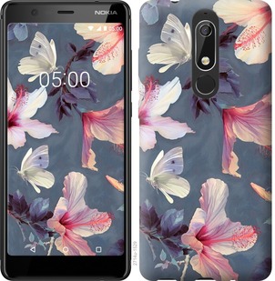 

Чехол Нарисованные цветы для Nokia 5.1 670870