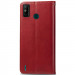 Фото Кожаный чехол-книжка GETMAN Gallant (PU) для TECNO Spark 6 Go (Красный) на vchehle.ua