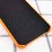 Фото Шкіряний чохол AHIMSA PU Leather Case Logo (A) на iPhone 12 Pro (Эстетический деффект / Помаранчевий) на vchehle.ua