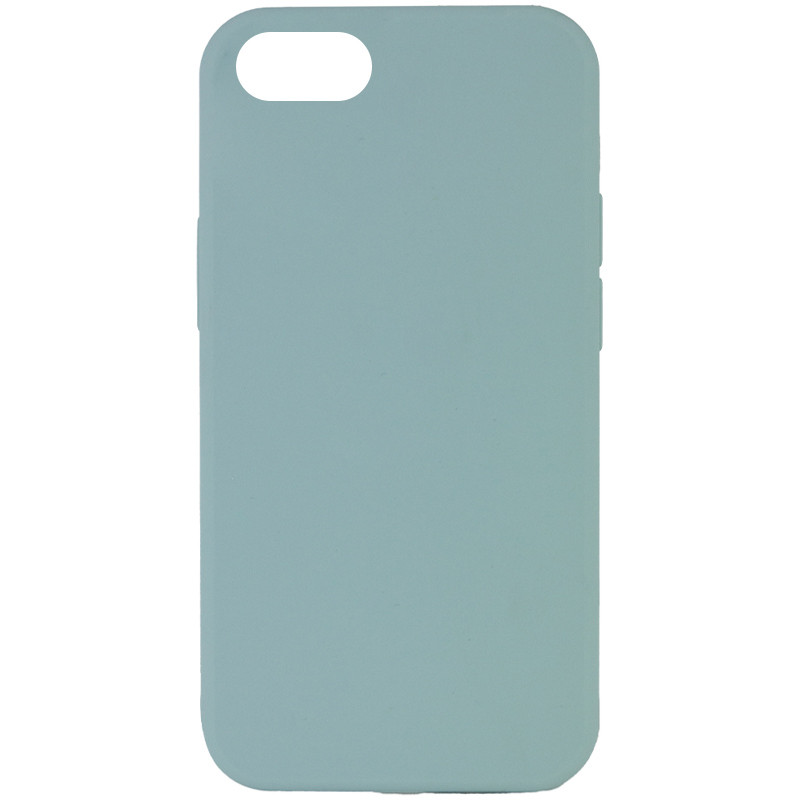 Чехол Silicone Case Full Protective (AA) NO LOGO для Apple iPhone SE (2020) (Бирюзовый / Turquoise)