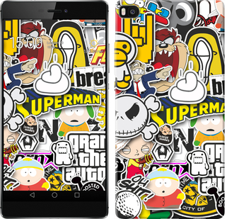 

Чехол Popular logos для Huawei Ascend P8 628099