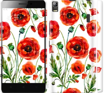 

Чохол Намальовані маки на Lenovo A7000 743925