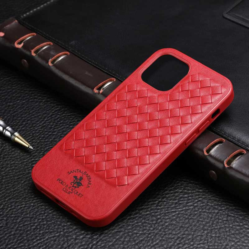 Фото Кожаный чехол Polo Santa Barbara для Apple iPhone 13 (6.1") (Red) на vchehle.ua