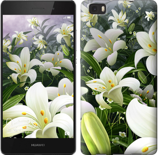 

Чехол Белые лилии для Huawei Ascend P8 Lite 245864