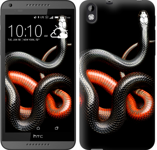 

Чехол Красно-черная змея на черном фоне для HTC Desire 816 482046