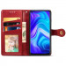 Фото Шкіряний чохол-книжка GETMAN Gallant (PU) для Xiaomi Redmi Note 9 / Redmi 10X (Червоний) в маназині vchehle.ua