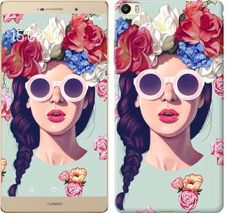 

Чехол Девушка с цветами для Huawei P8 Max 298167