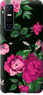 

Чехол Розы на черном фоне для Vivo Y73S 1115507