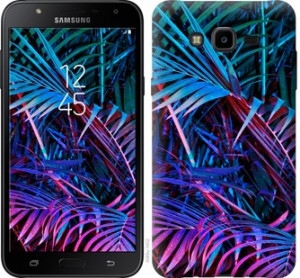 Чехол Папоротник под ультрафиолетом для Samsung Galaxy J7 Neo J701F